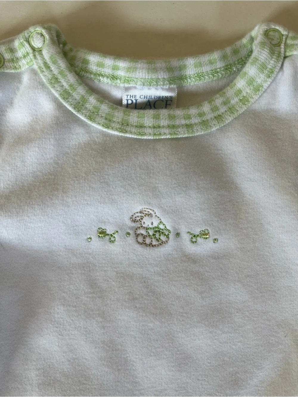 Vintage 100% Cotton Gender Neutral Baby Bundle - Gingham and Embroidered